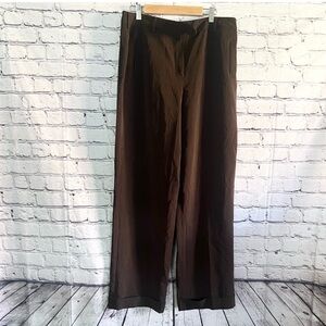 LARRY LEVINE. brown dress pants. Size 12